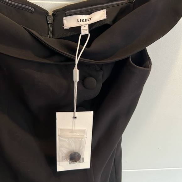 Likely Black Tula Dress - size 4, NWT (off the shoulder) - Picture 6 of 8